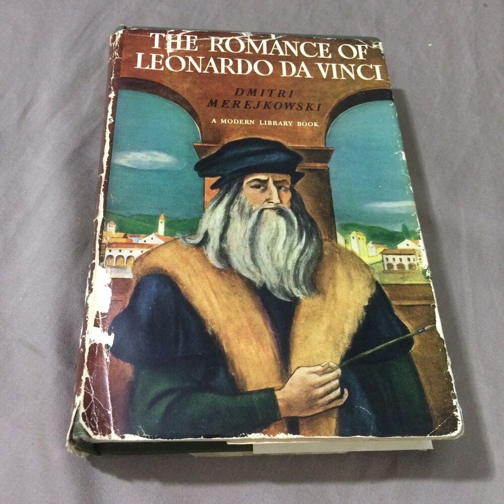 The Romance Of Leonardo Da Vinci Dmitri Merejkowski Modern Library 1955 HC DJ